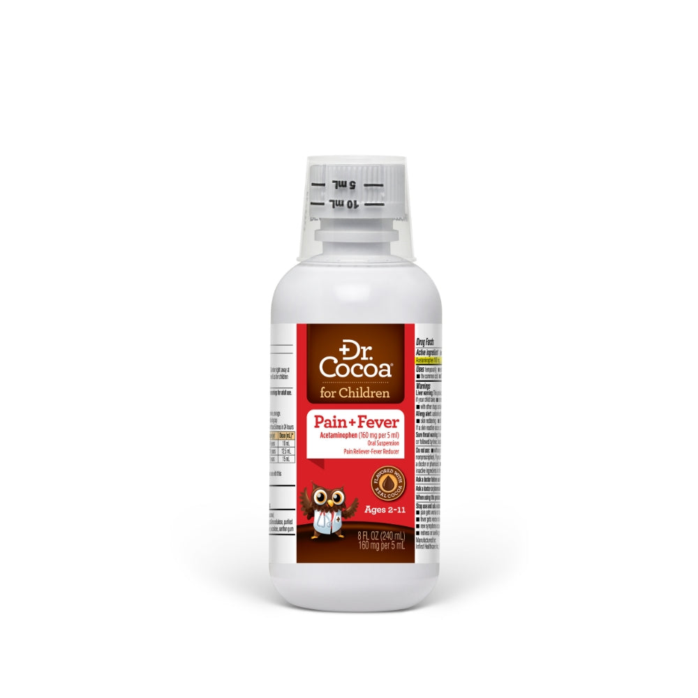 COMING SOON! Dr. Cocoa Children's Acetaminophen - Great Chocolate Flavor 8 oz