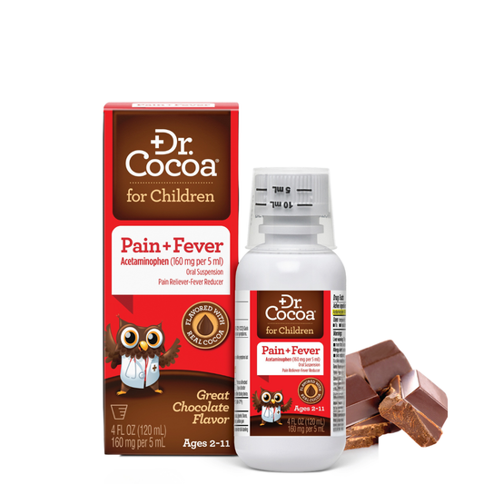 Dr. Cocoa® for Children - Pain Relief & Fever Reducer, 4 FL OZ (120mL)