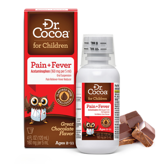 Dr. Cocoa® for Children - Pain Relief & Fever Reducer, 8 FL OZ (240mL)