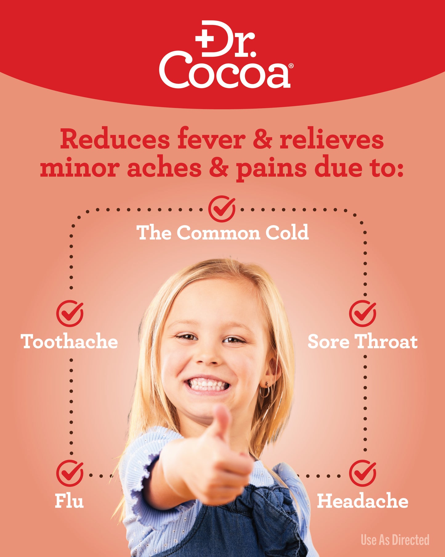 COMING SOON! Dr. Cocoa® Children's Acetaminophen - Great Chocolate Flavor 4 oz